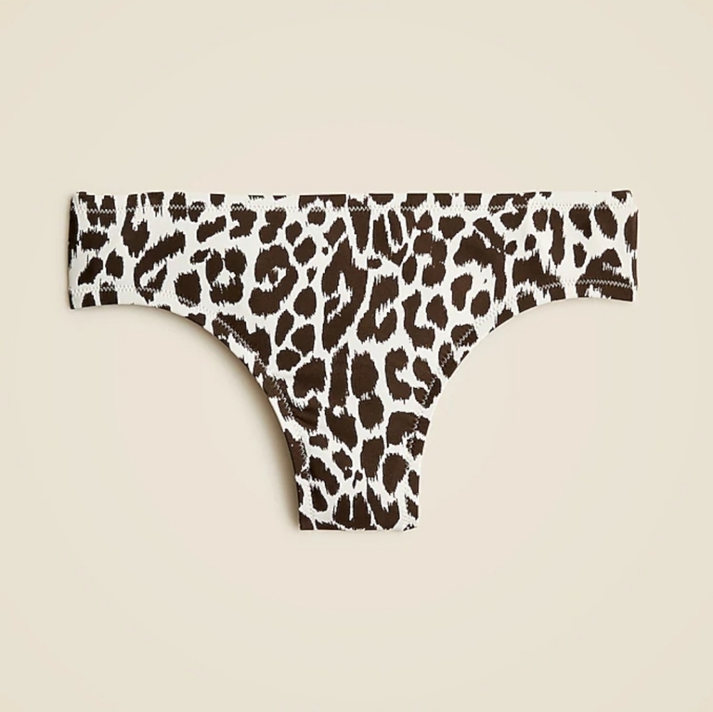 NWT J. Crew french bikini set in leopard, size S - Picture 5 of 11